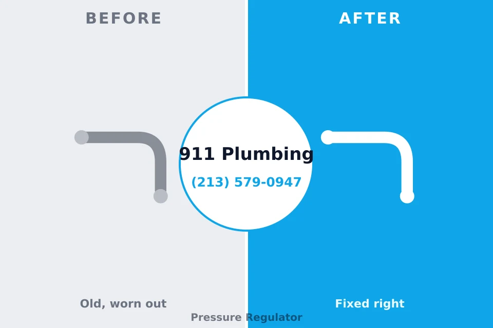 Before and after: plumbing company Oxford, PA